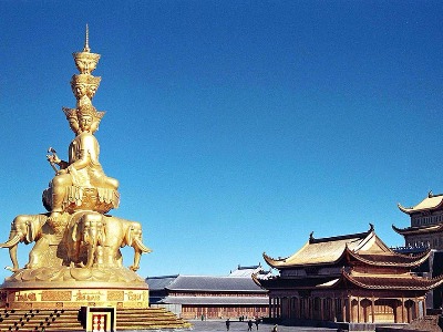 Sichuan Emei Mountain Jinding Hua Zang Temple Reform